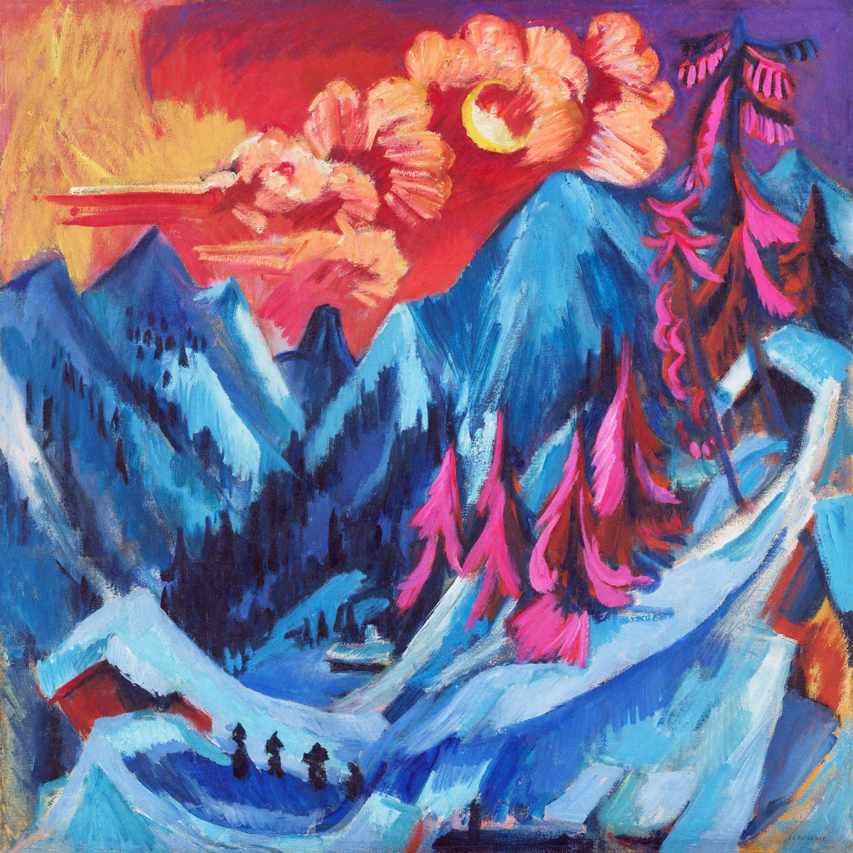 Ernst Ludwig Kirchner(エルンスト ルートヴィヒ キルヒナー)のアート 
