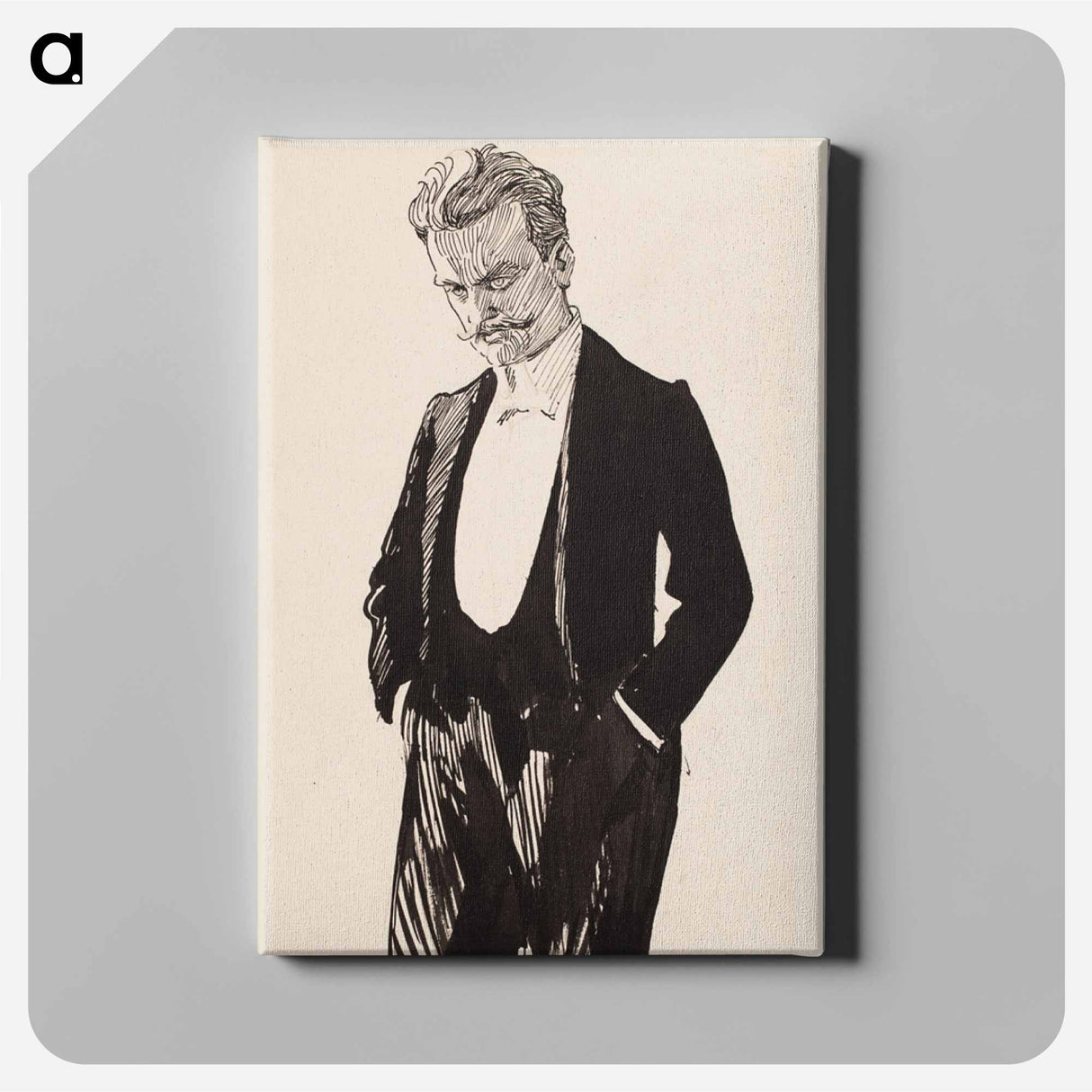 The composer jean sibelius - アルバート エーデルフェルト Canvas.