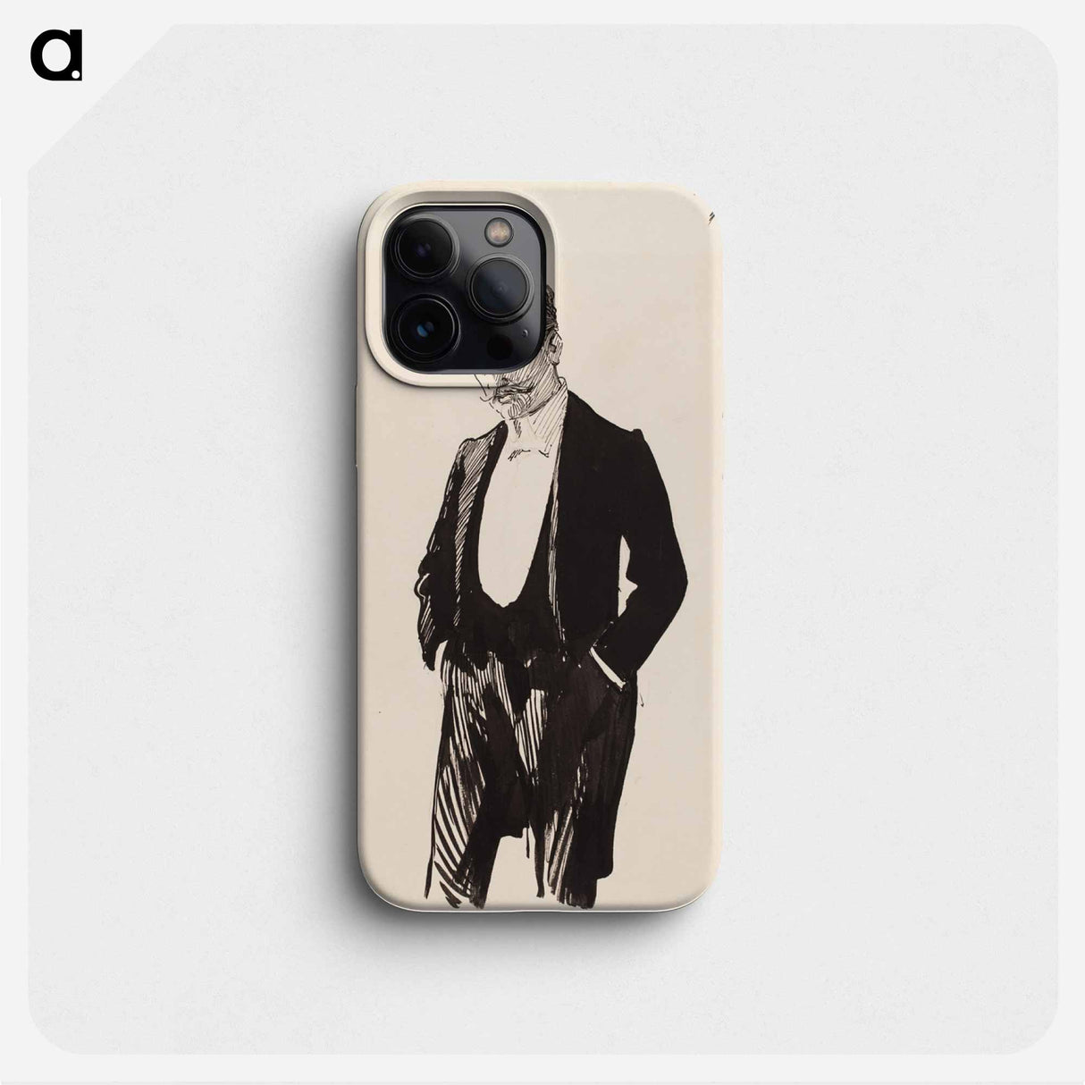 The composer jean sibelius - アルバート エーデルフェルト Phone Case.