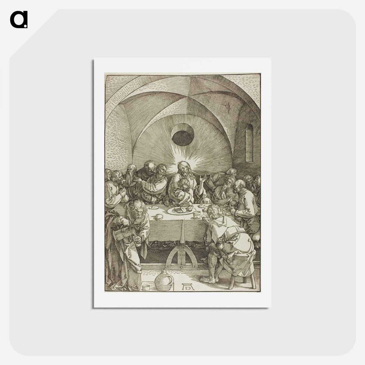 アートポストカード-The Last Supper - アルブレヒト デューラー Postcard.
