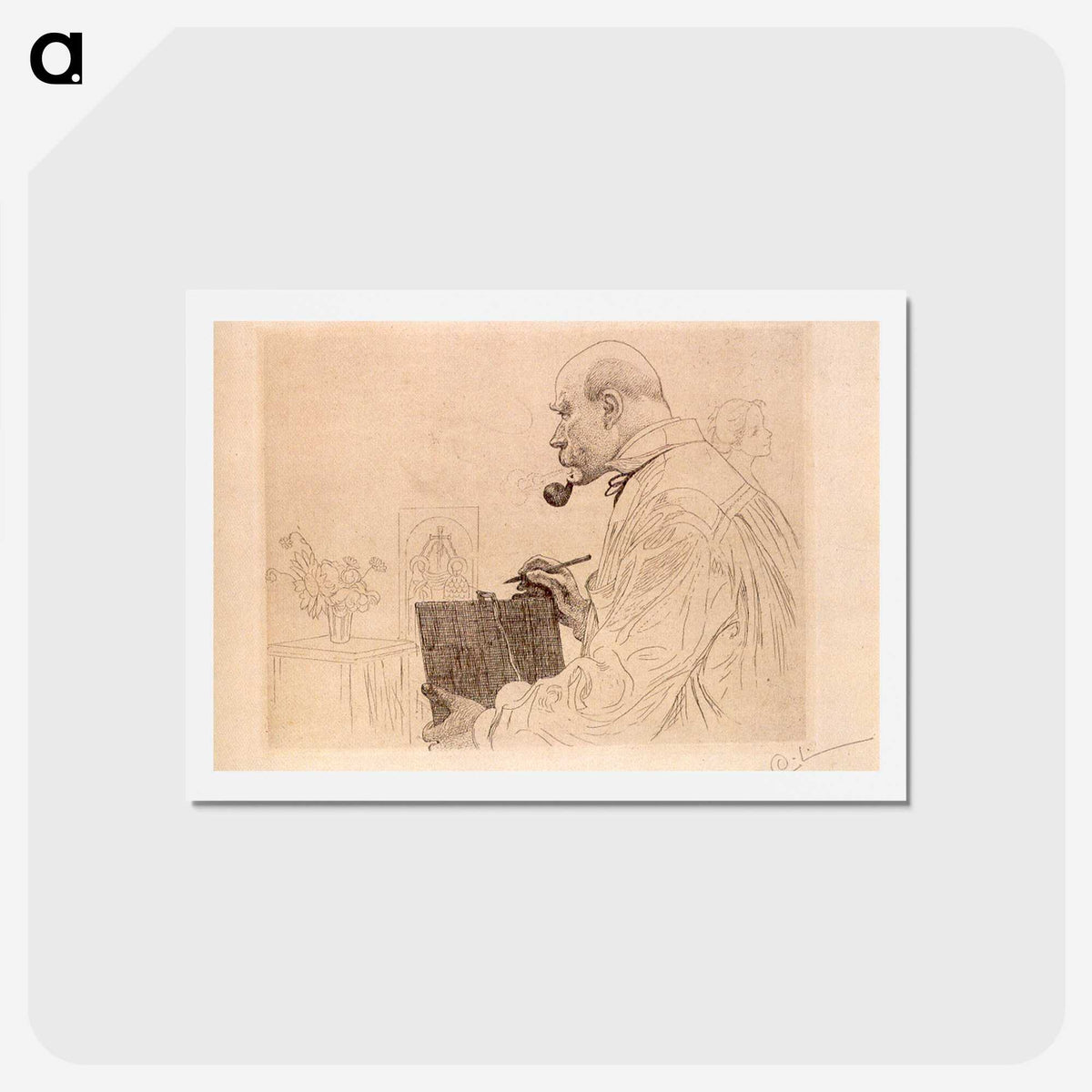 1-100_Carl-Larsson_hagaki