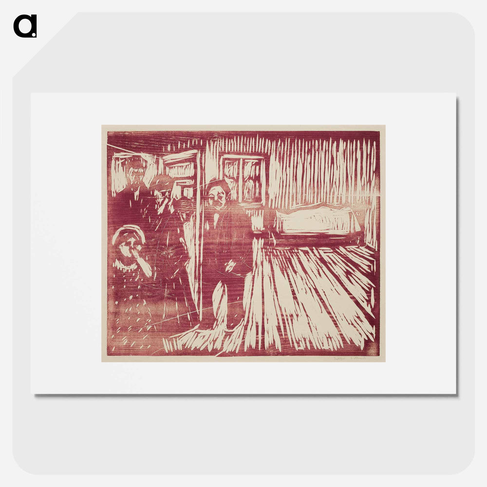 The Smell of Death - Edvard Munch Poster.