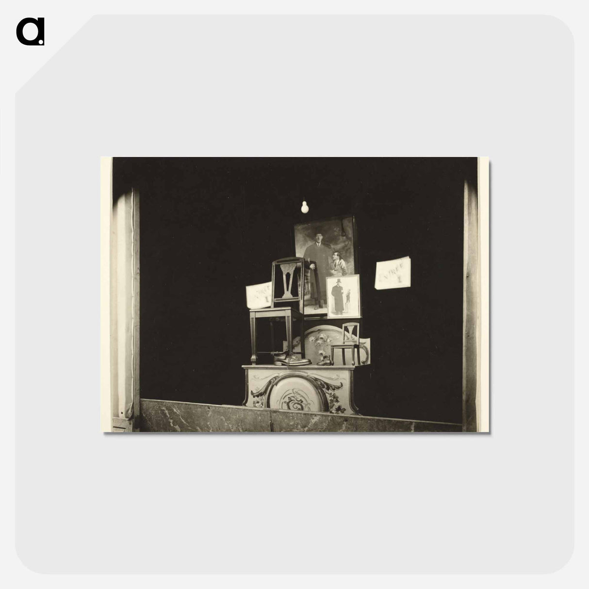 アートポストカード-Fête du Trône/Boutique de foire
- ウジェーヌ アジェ Postcard.