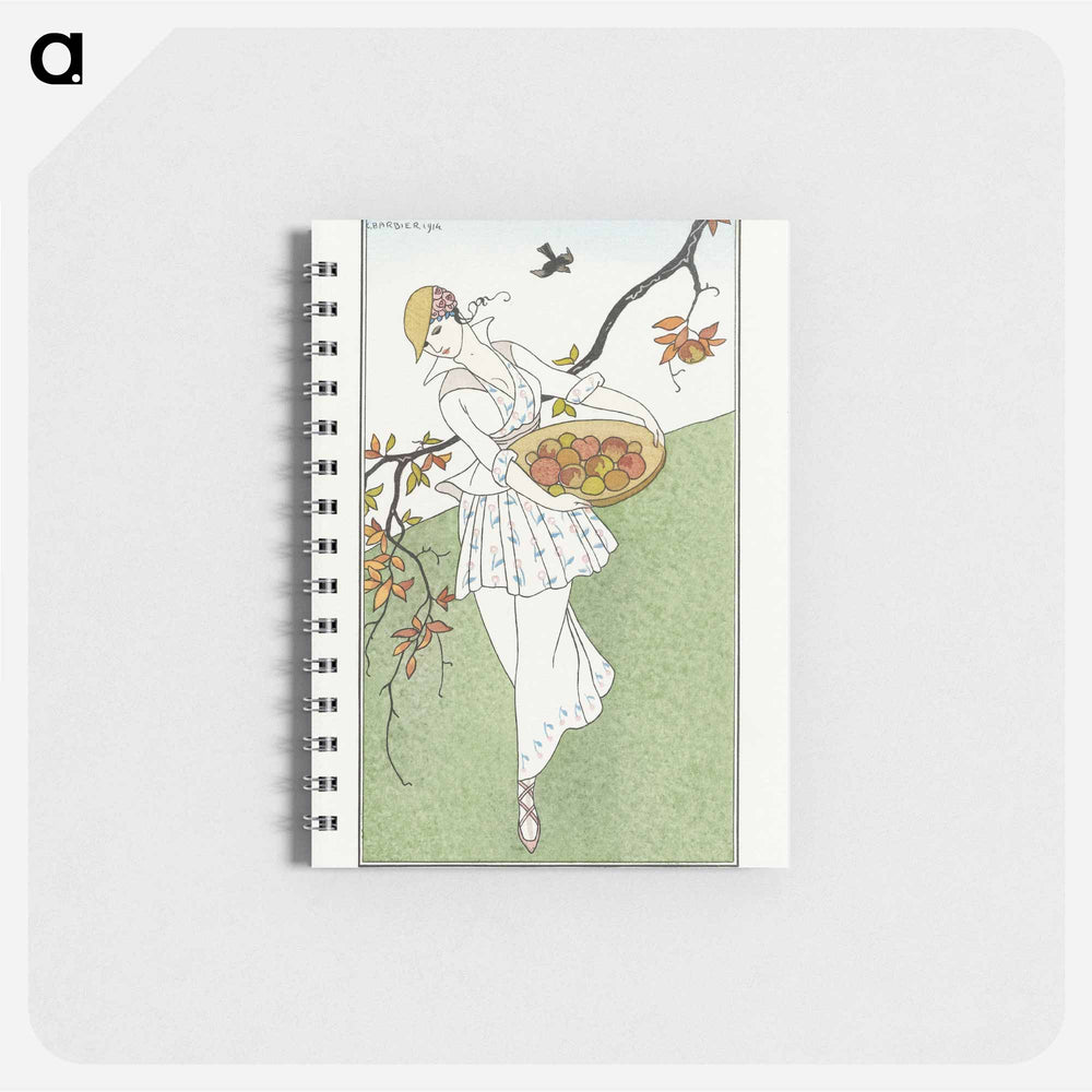 Costumes Parisiens, No.179: Toilette de taffetas - ジョルジュ バルビエ Memo.