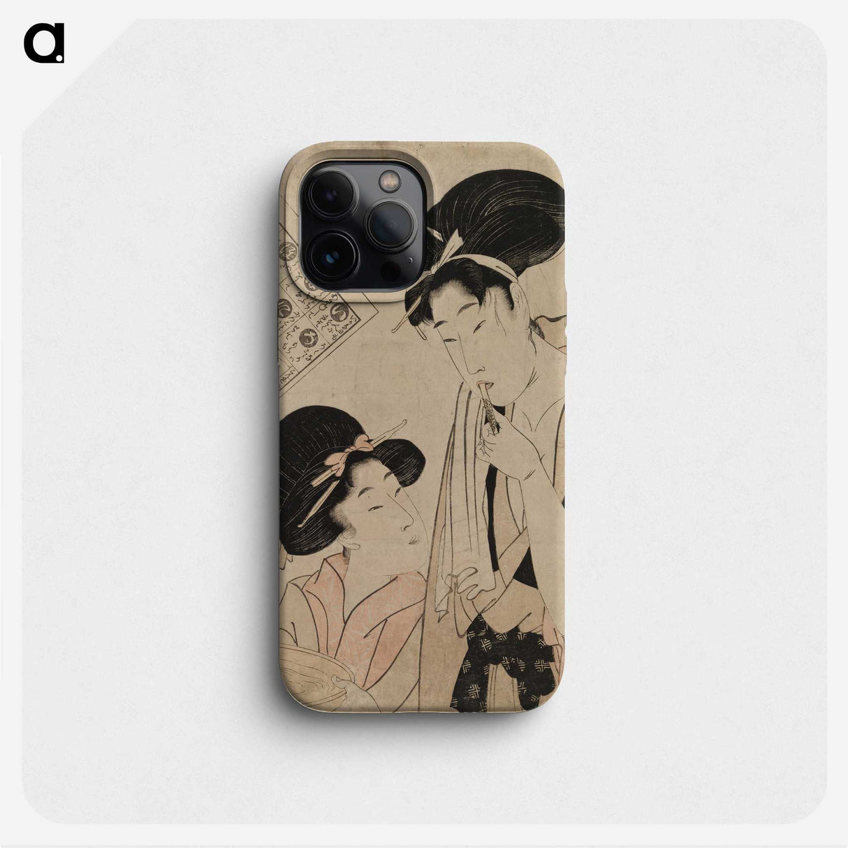 1-100_Kitagawa-Utamaro_phone