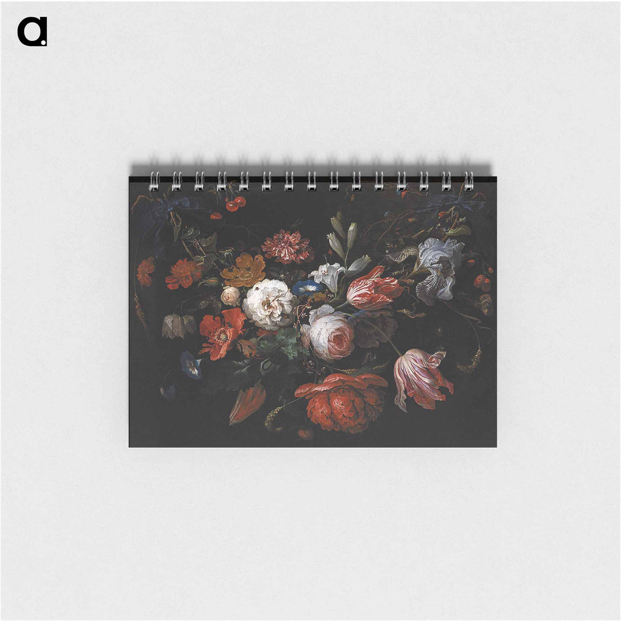 アートメモ帳-A Garland of Flowers - エイブラハム ミニョン Memo.