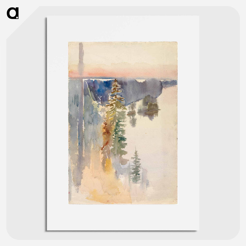View from kaukola ridge - アルバート エーデルフェルト Poster.