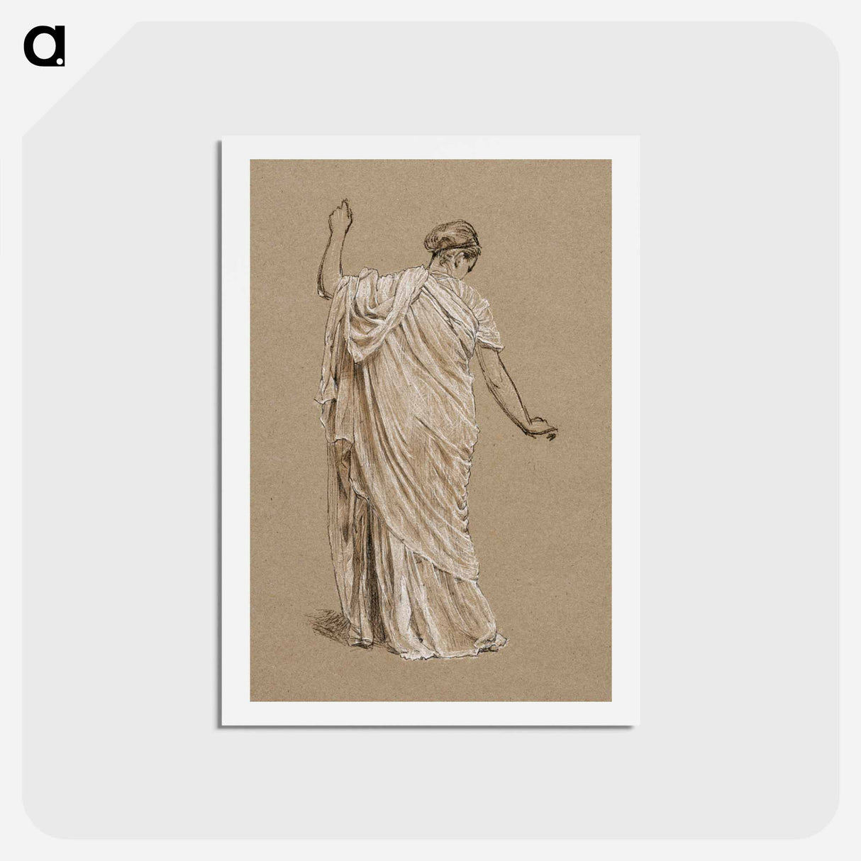 Study for a Garden - アルバート ジョセフ ムーア Postcard.