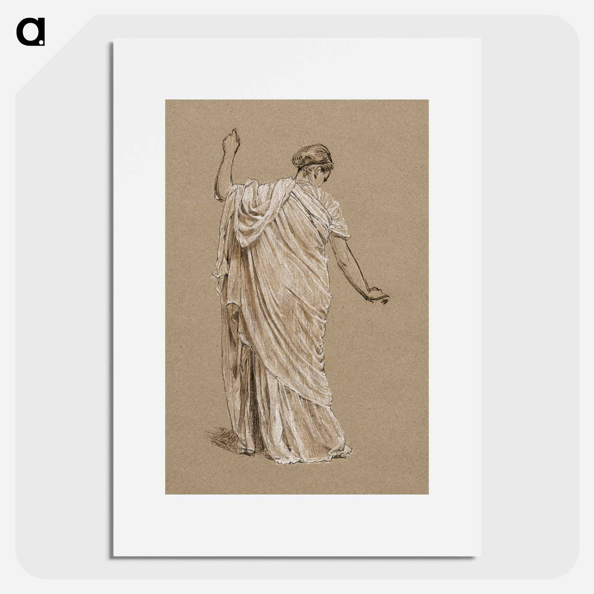 Study for a Garden - アルバート ジョセフ ムーア Poster.