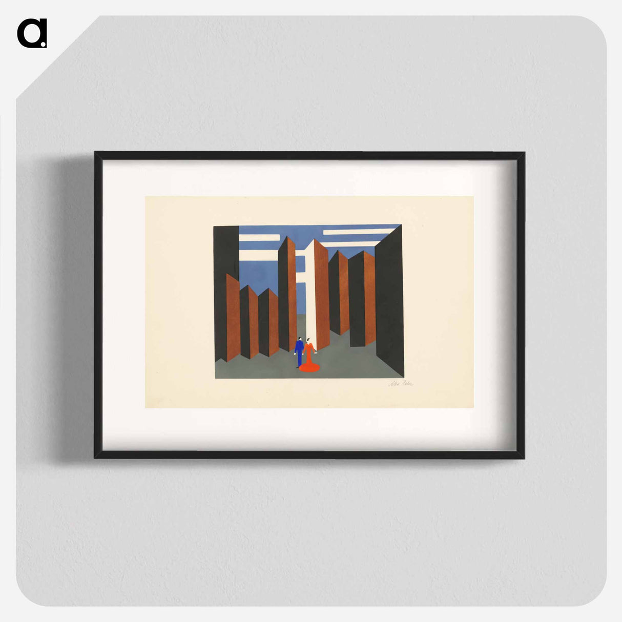 Maquettes de théatre i.-xv. - アレクサンドラ エクスター Poster.