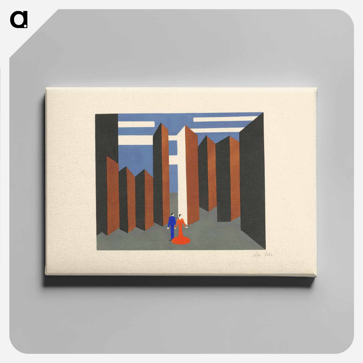 Maquettes de théatre i.-xv. - アレクサンドラ エクスター Canvas.