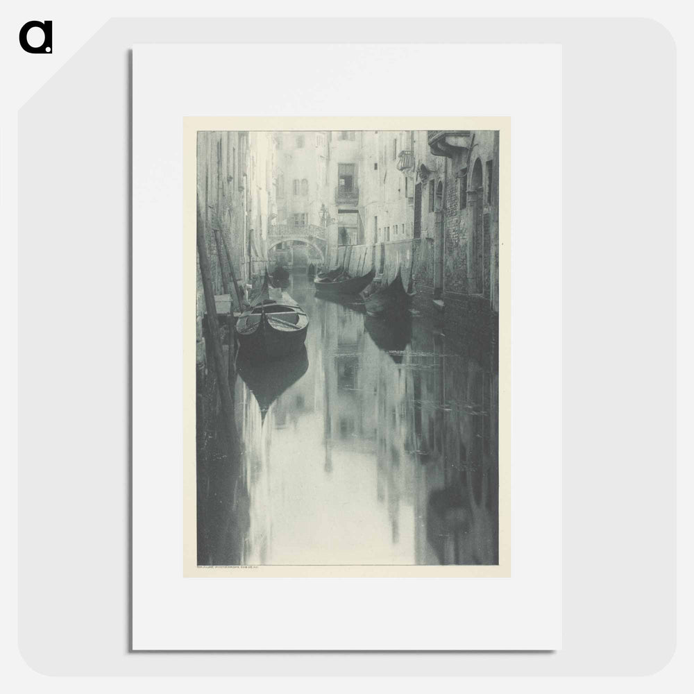 Reflection-Venice - アルフレッド スティーグリッツ Poster.