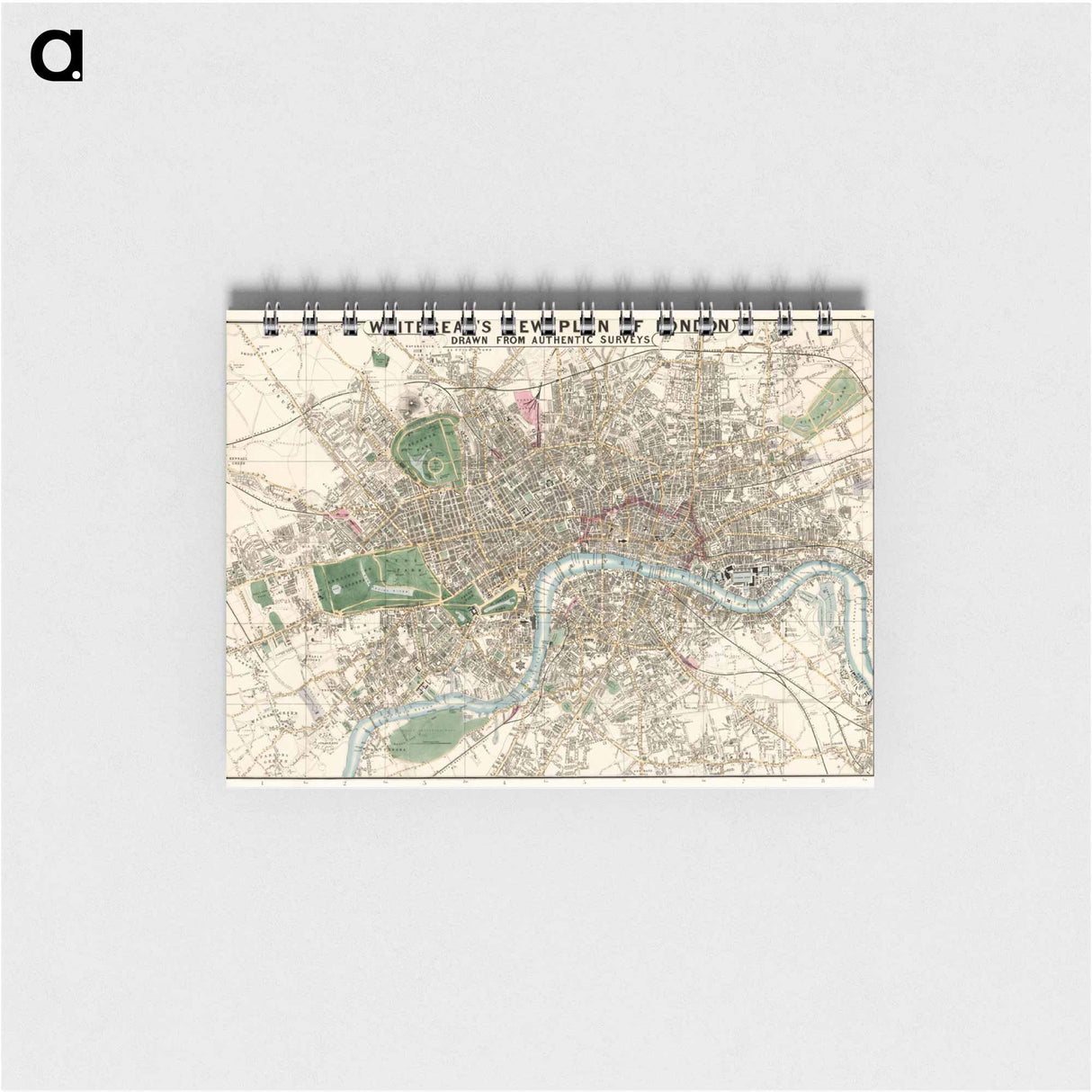 Whitbread's new plan of London - アンティーク地図 Memo.