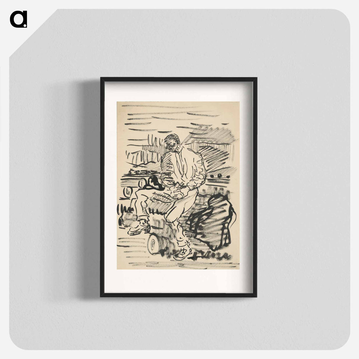 Rest in a field - アーノルド ピーター ワイズ クビンチャン Poster.