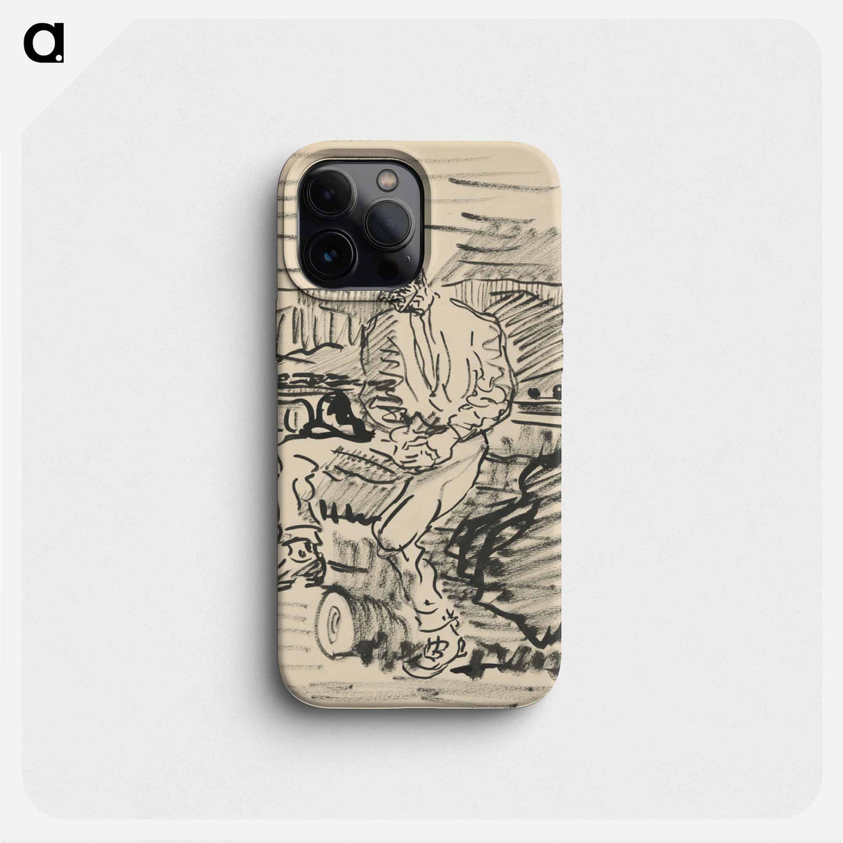 Rest in a field - アーノルド ピーター ワイズ クビンチャン Phone Case.