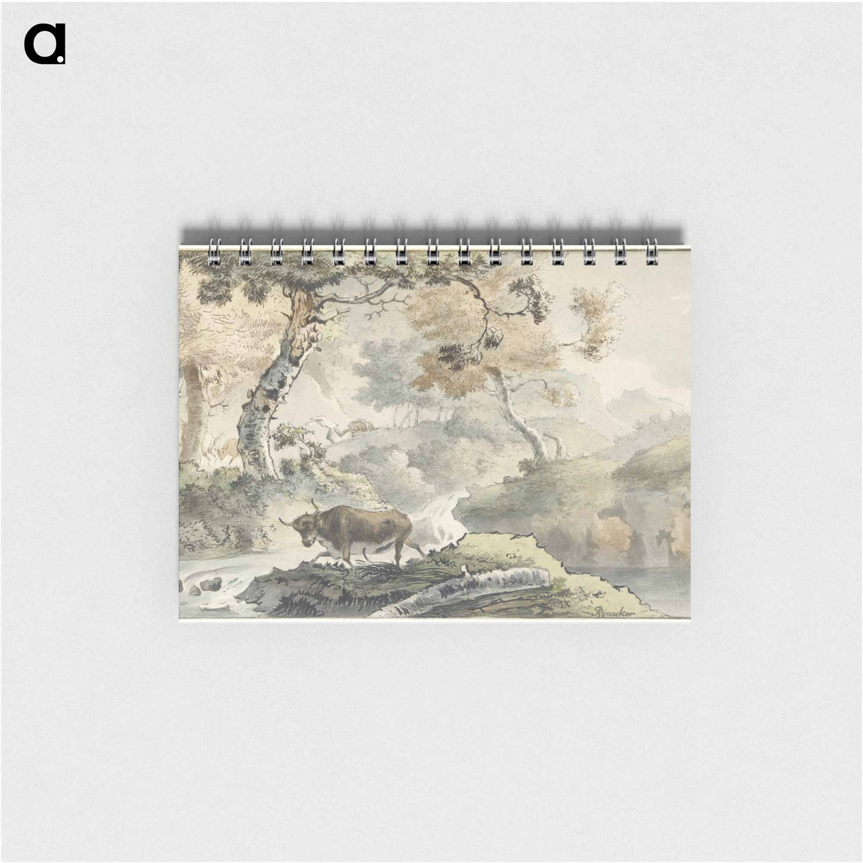 アートメモ帳-Boslandschap met stier
- コルネリス プロース ファン アムステル Memo.