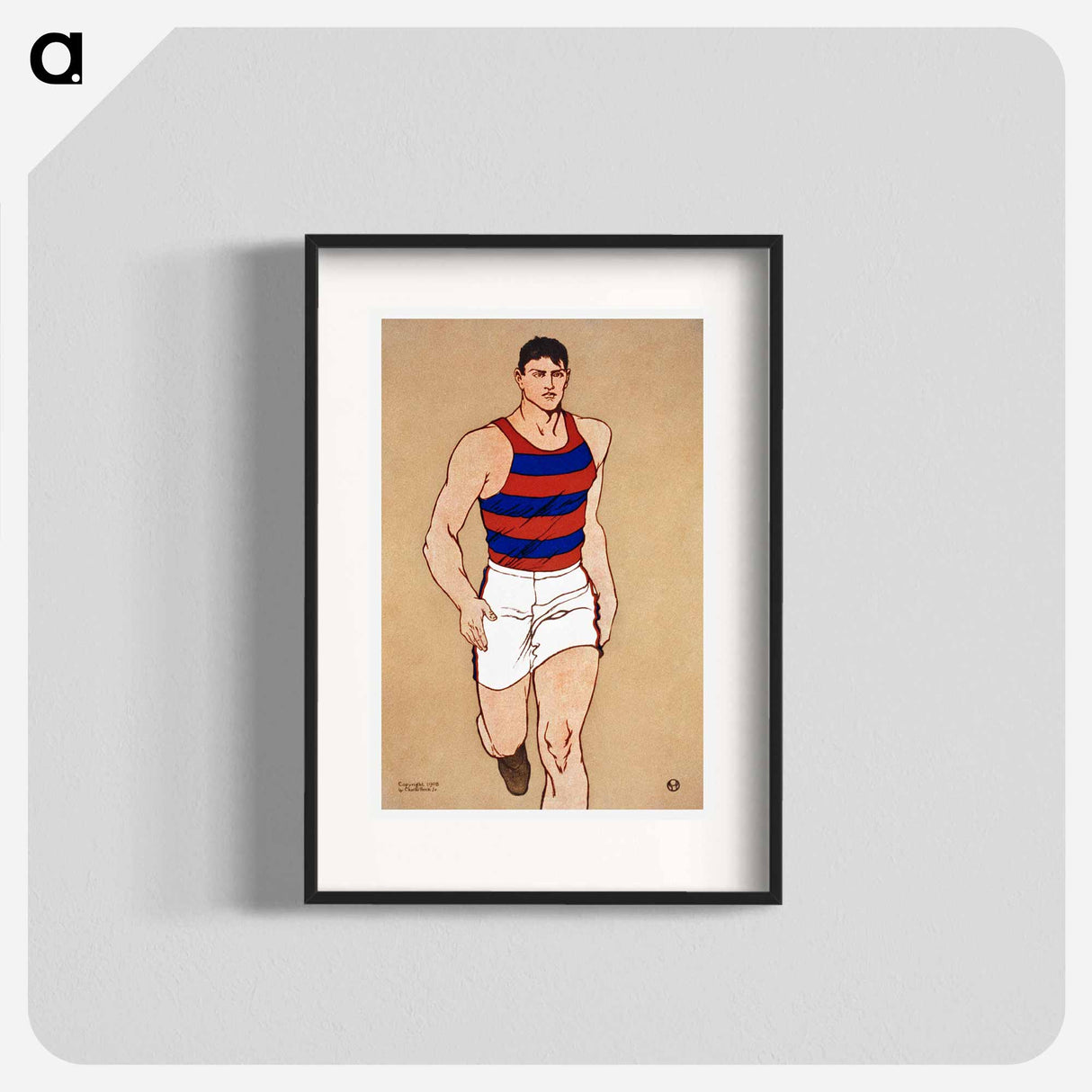 Athlete - Edward Penfield Poster.