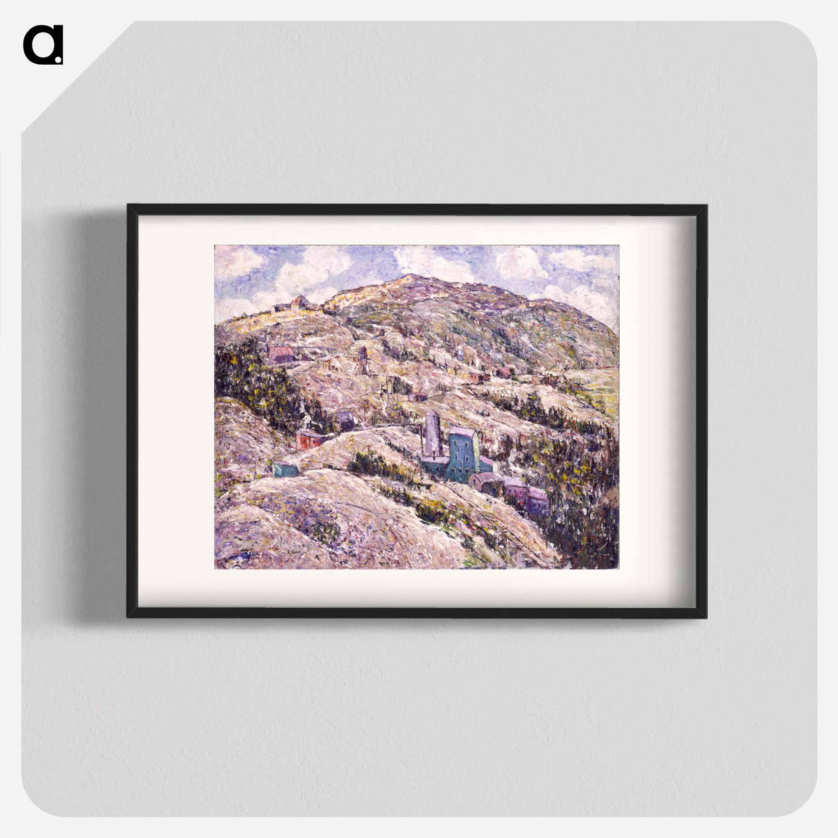 Gold Mining, Cripple Creek - アーネスト ローソン Poster.