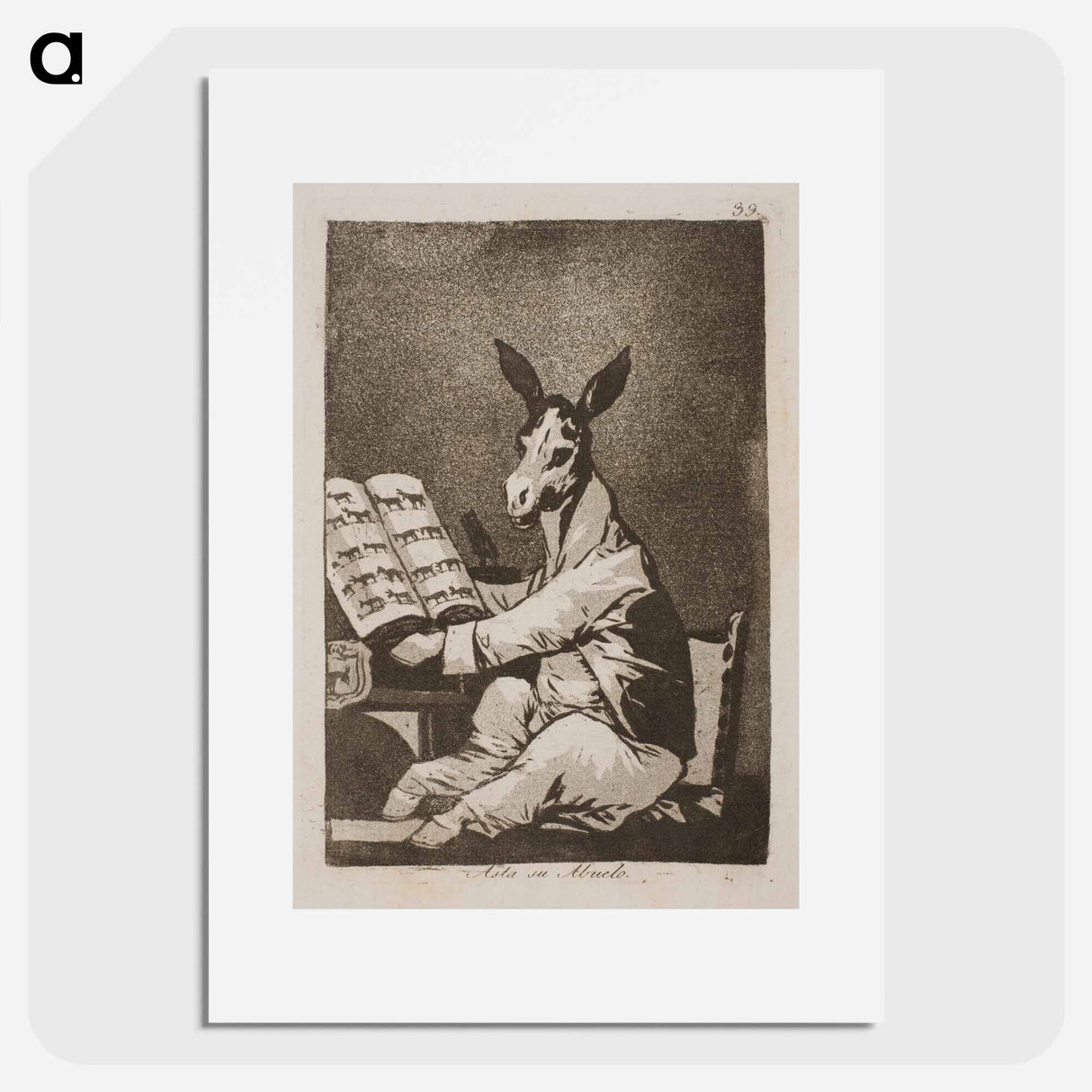 And so was his grandfather - フランシスコ デ ゴヤ Poster.