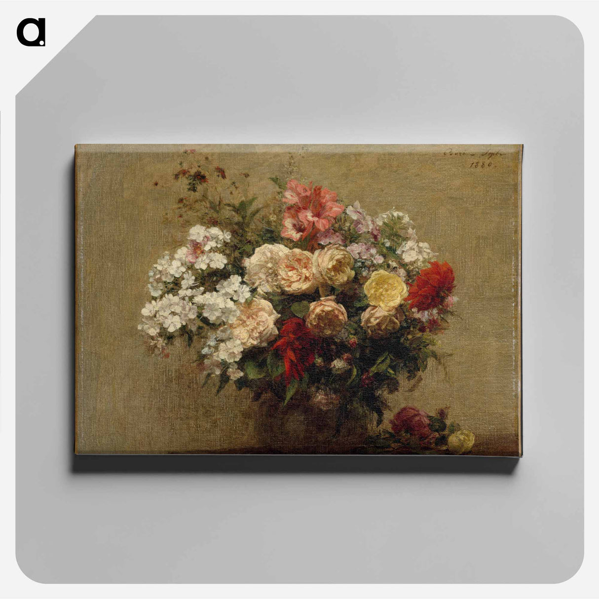 Summer Flowers - アンリ ファンタン ラトゥール Canvas.