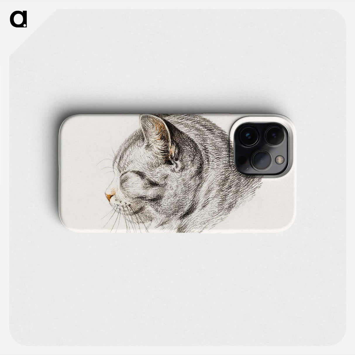 Sketch of a cat - Jean Bernard Phone Case.