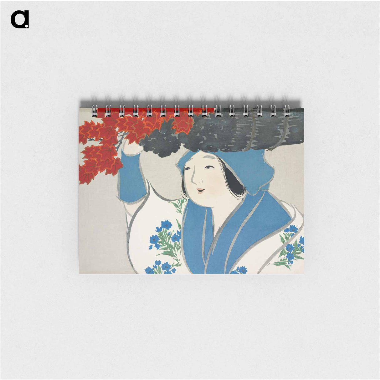 Woman from Momoyogusa–Flowers of a Hundred Generations - 神坂 雪佳 Memo.