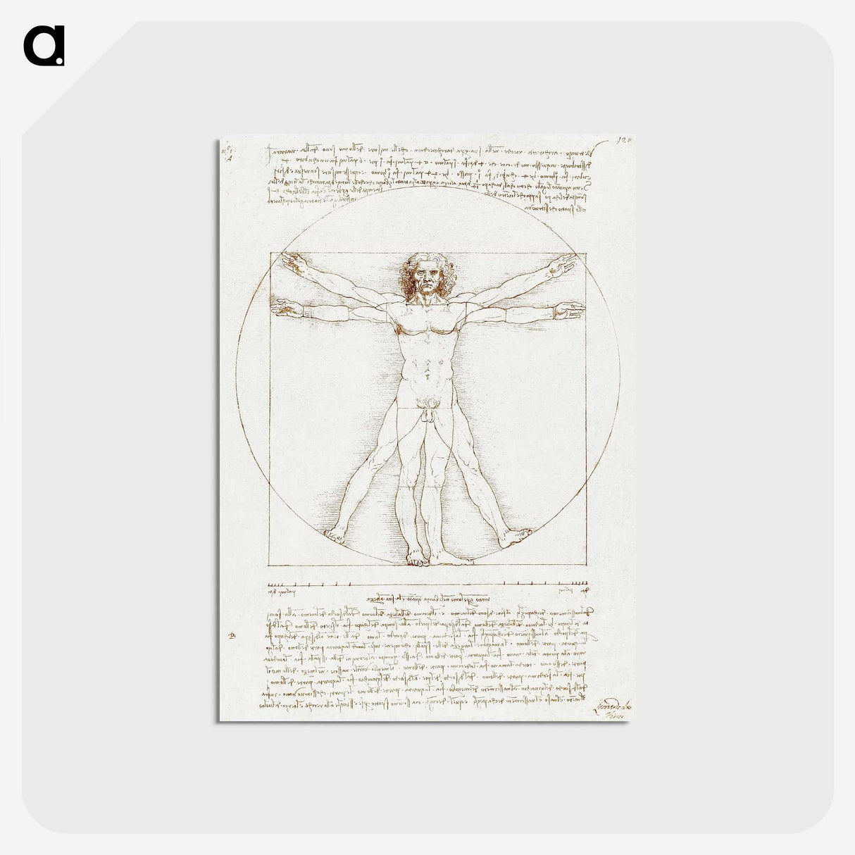 1-10_Leonardo-Da-Vinci_postcard