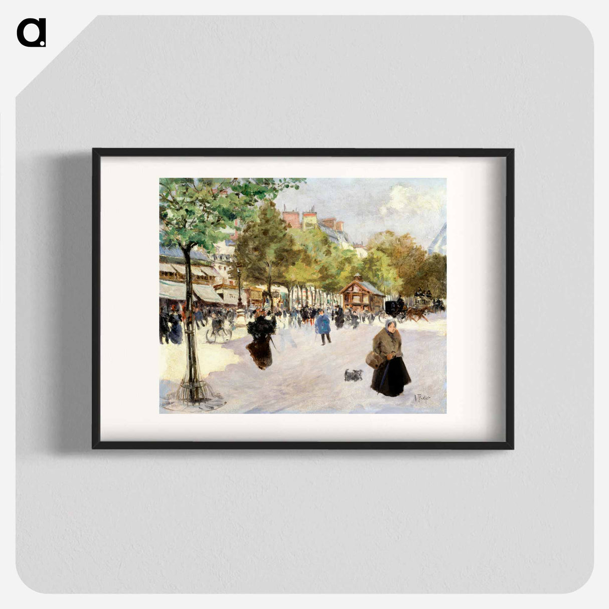 アートポスター-Boulevard de Clichy - ルイ アベル トルシェ Poster.