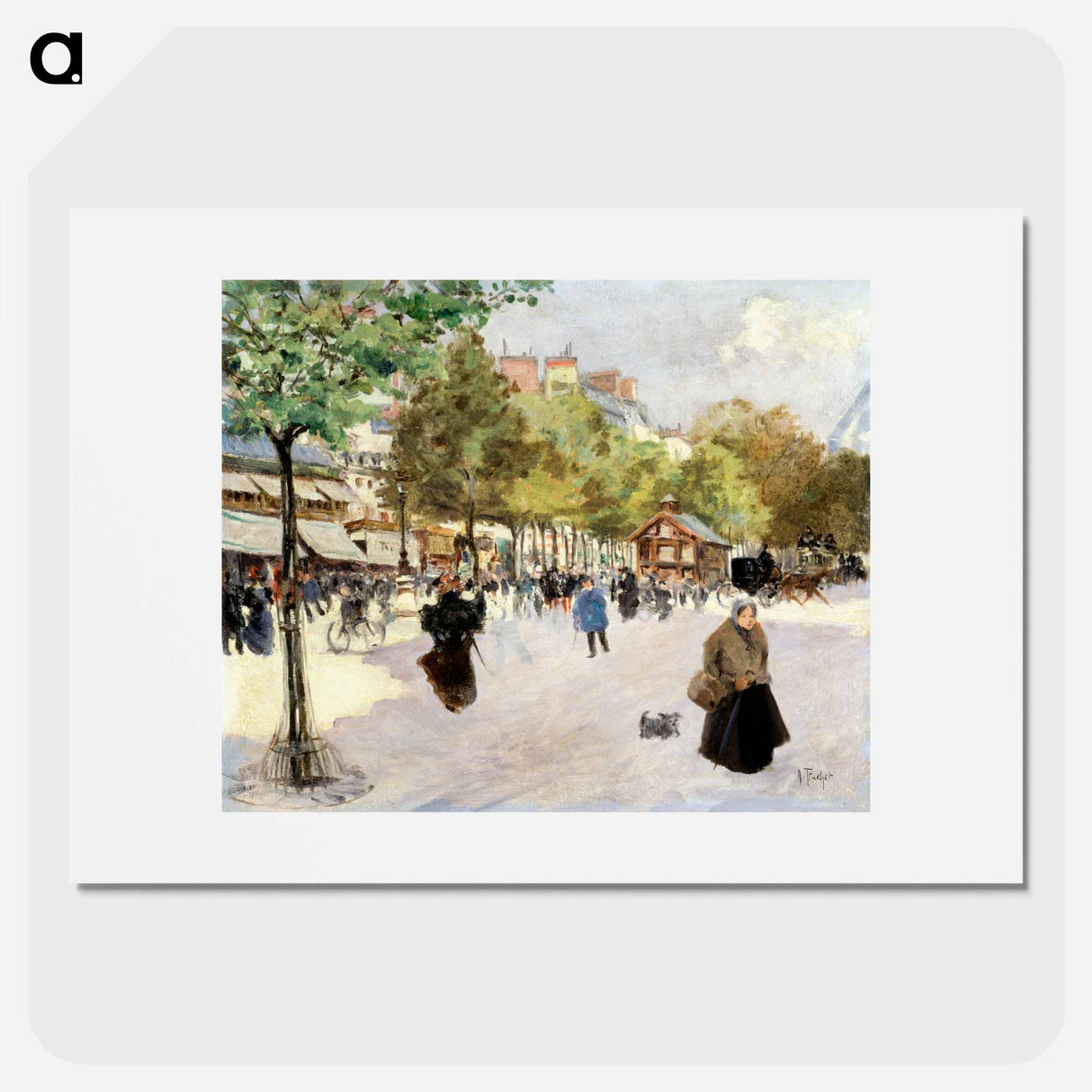 アートポスター-Boulevard de Clichy - ルイ アベル トルシェ Poster.
