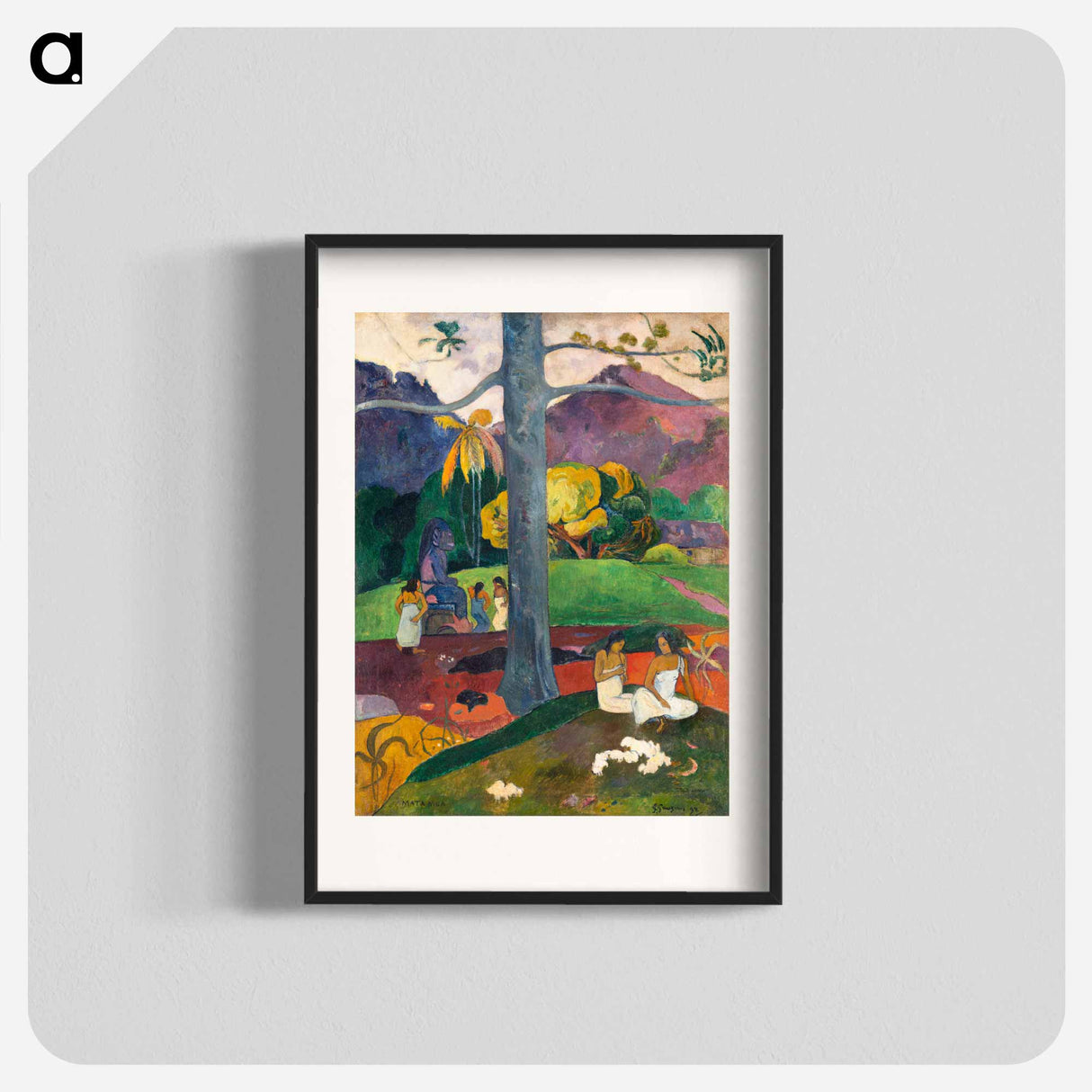 Mata Mua (Once Upon a Time) - Paul Gauguin Poster.