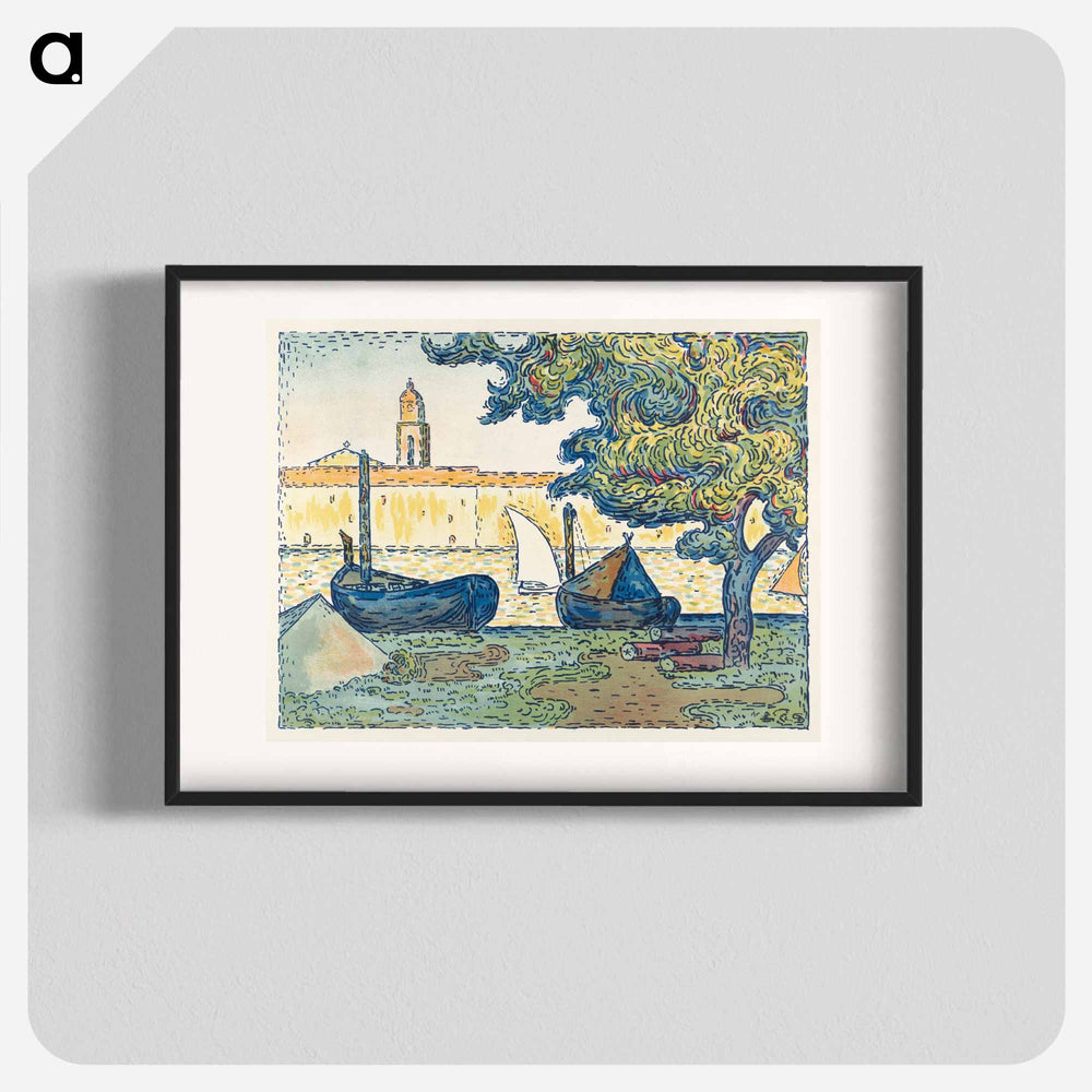 Saint–Tropez (The Port of St. Tropez) - Paul Signac Poster.