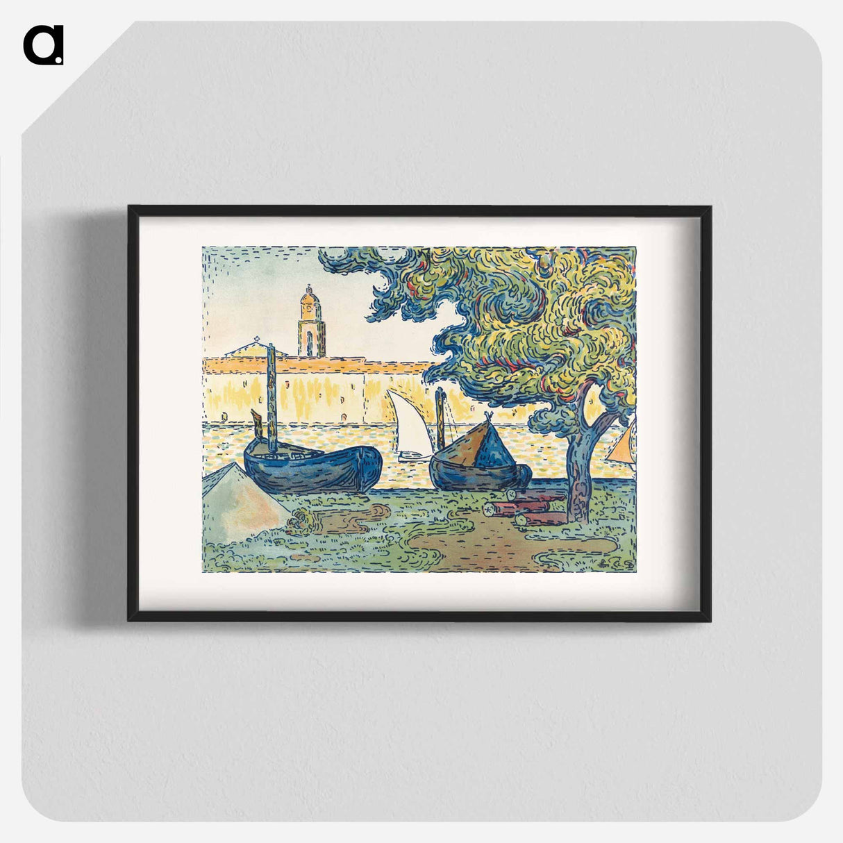 Saint–Tropez (The Port of St. Tropez) - ポール シニャック Poster.