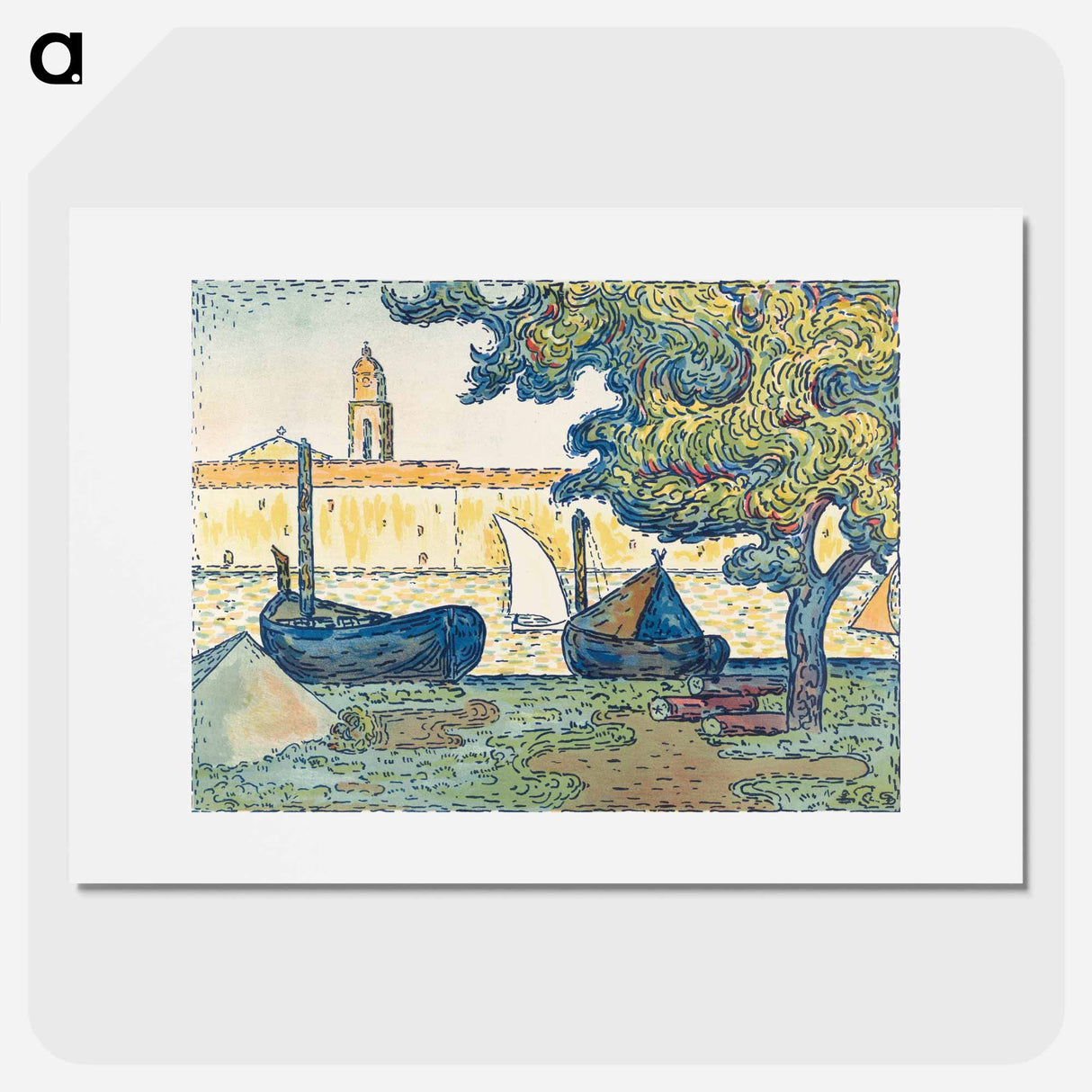 Saint–Tropez (The Port of St. Tropez) - ポール シニャック Poster.