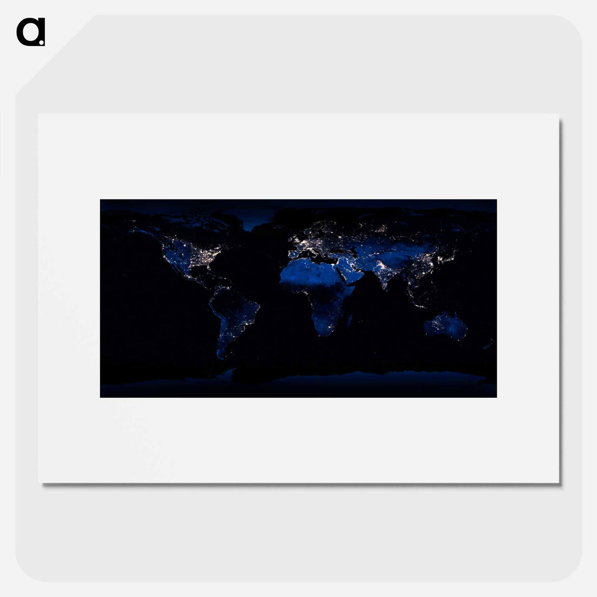 アートポスター-Earth at Night
- 地球 Poster.
