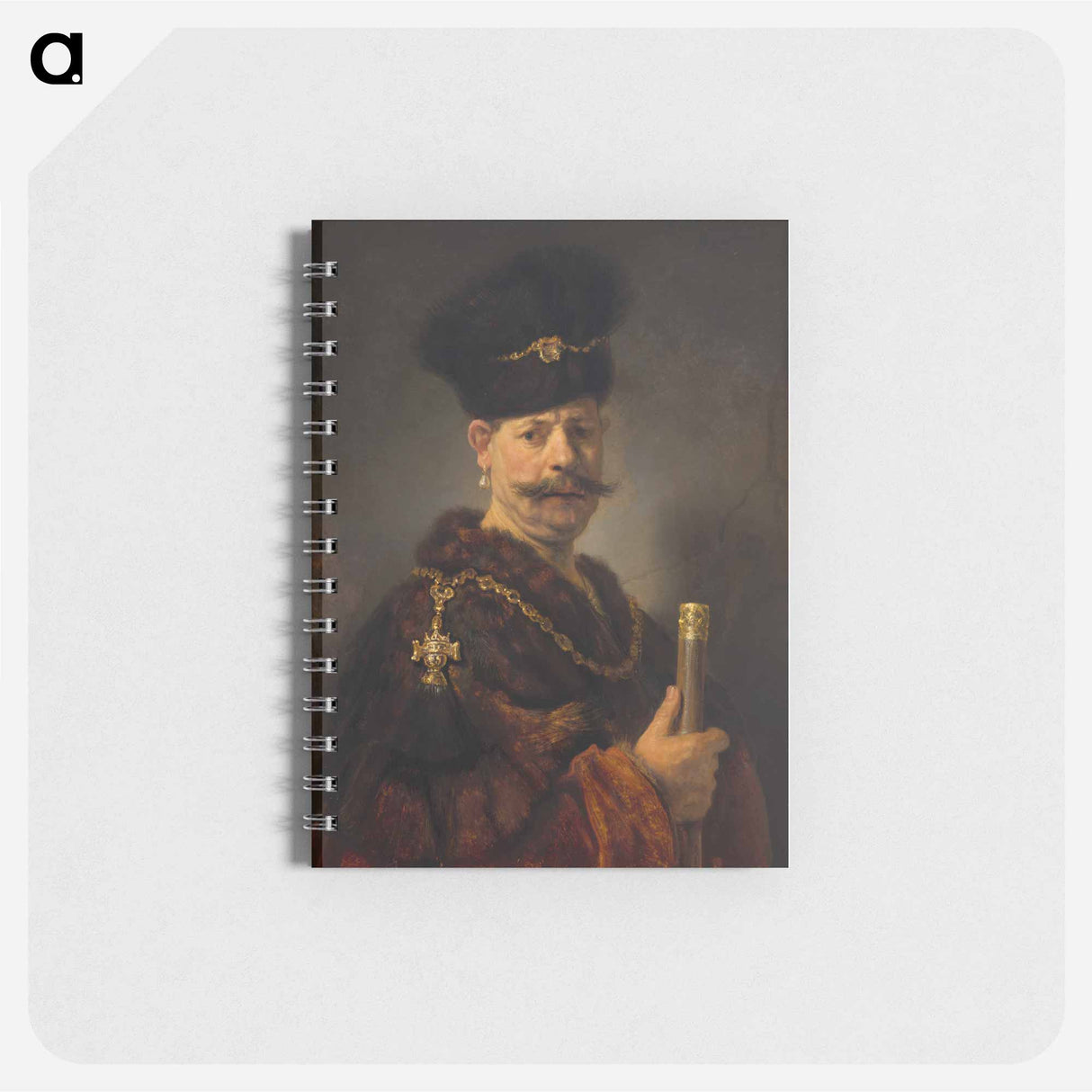アートメモ帳-A Polish Nobleman - レンブラント ファン レイン Memo.