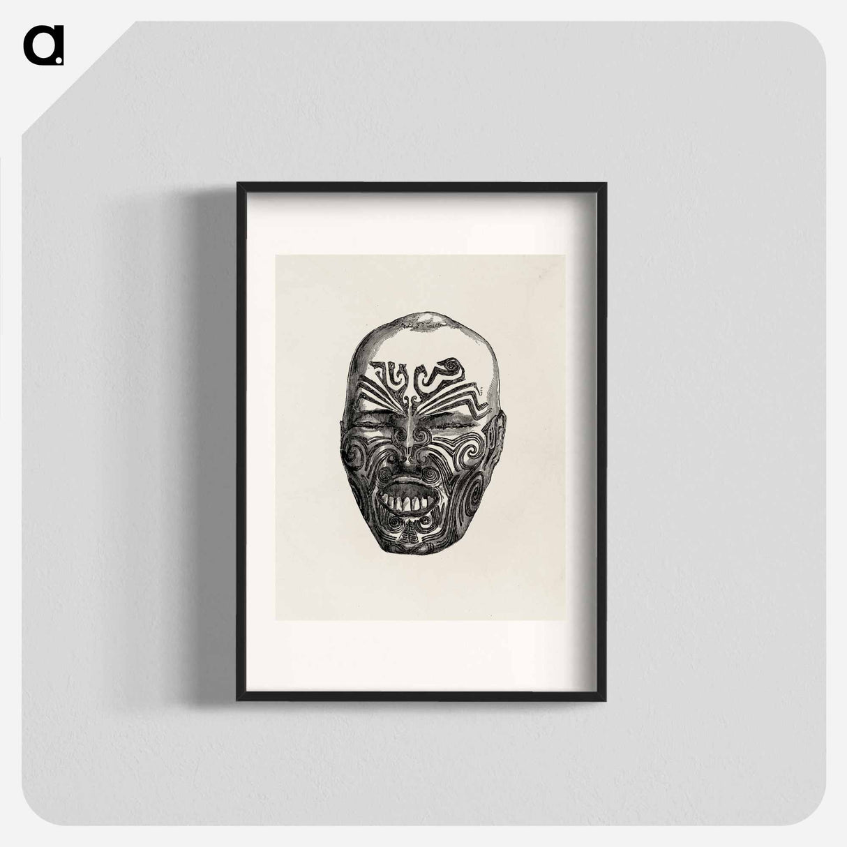 アートポスター-Ancient Face, from Owen Jones' Grammar of Ornament
- 装飾の文法 Poster.