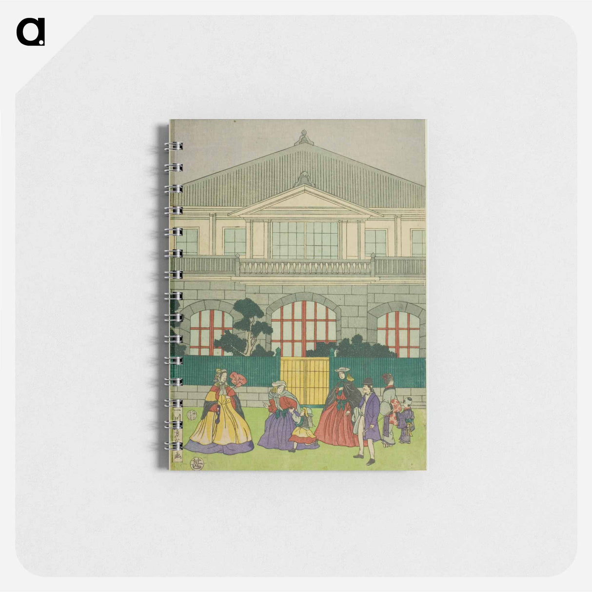 Residence of French Merchant at Port of Yokohama - 歌川よしかず Memo.