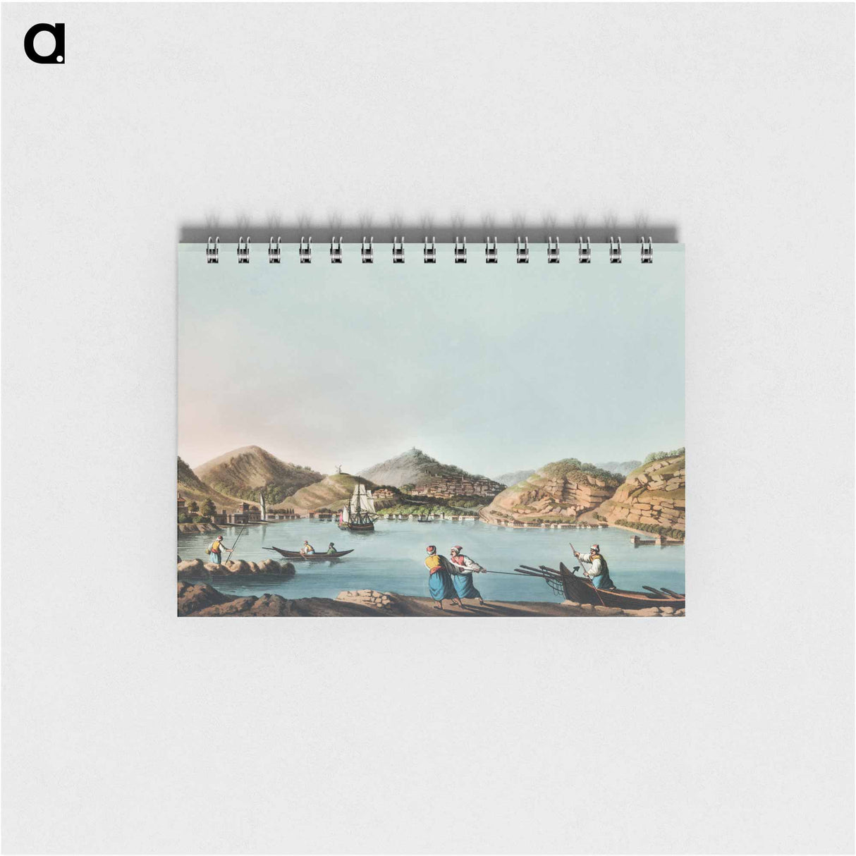 Western Harbour of the Island of Samos - オスマン帝国領内の景色 Memo.