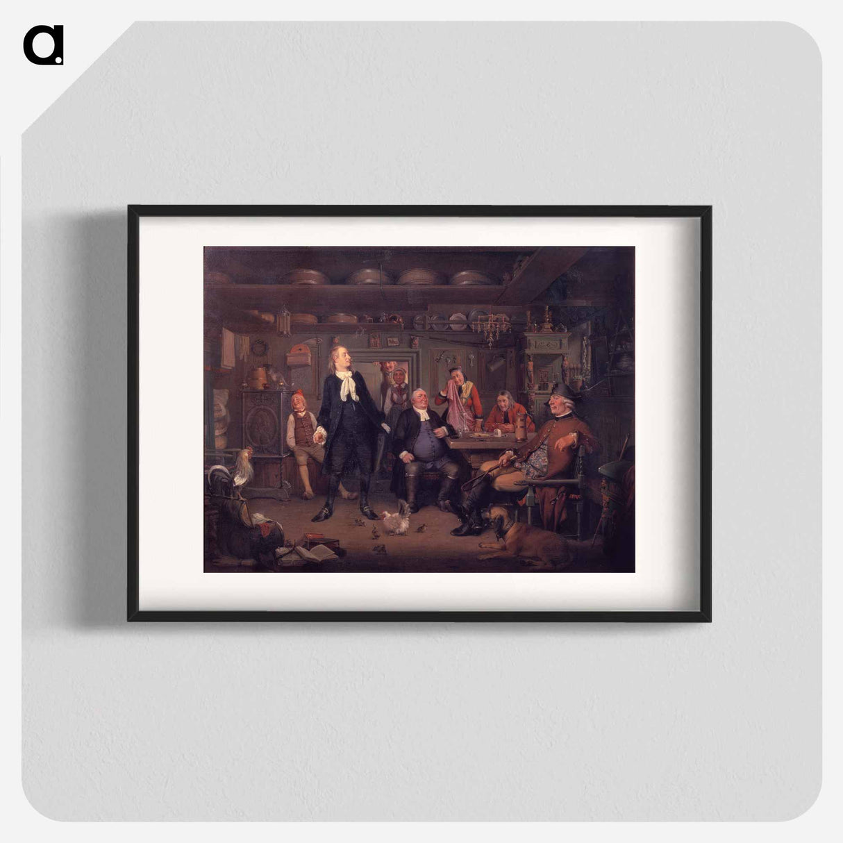 Erasmus Montanus - Wilhelm Marstrand Poster.