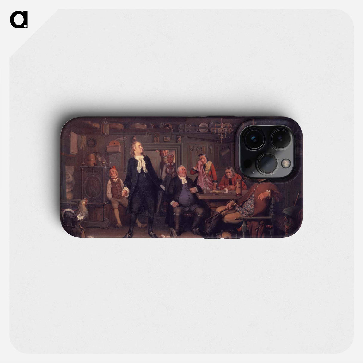 Erasmus Montanus - Wilhelm Marstrand Phone Case.