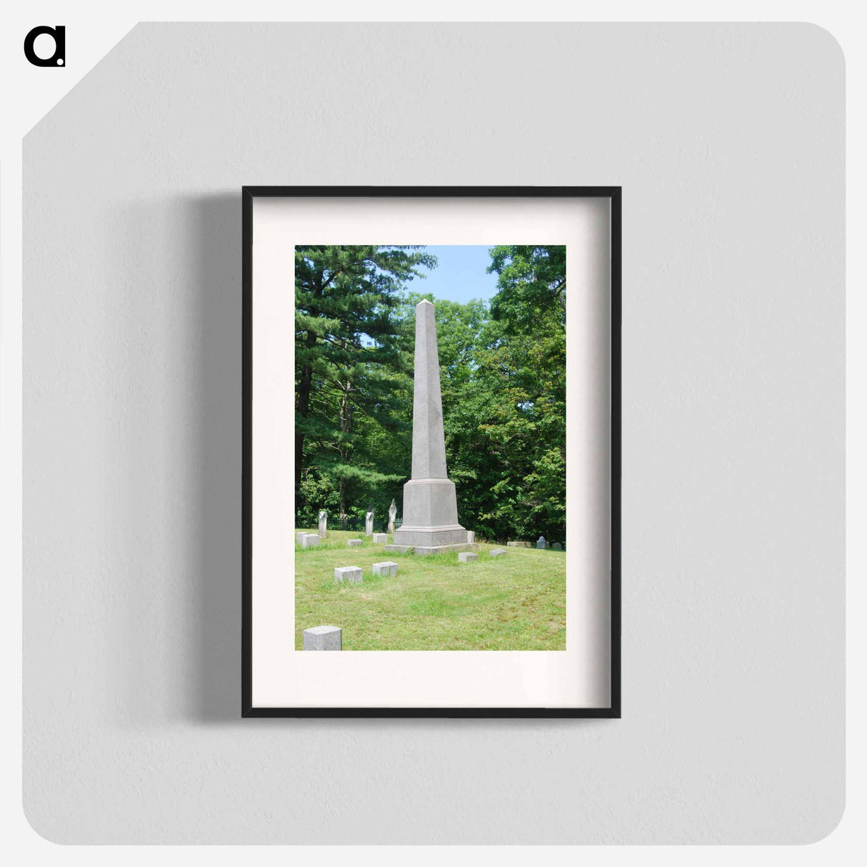 アートポスター-Baker family plot at Albany Rural Cemetery in Menands, New York - ウィリアム ブリス ベイカー Poster.