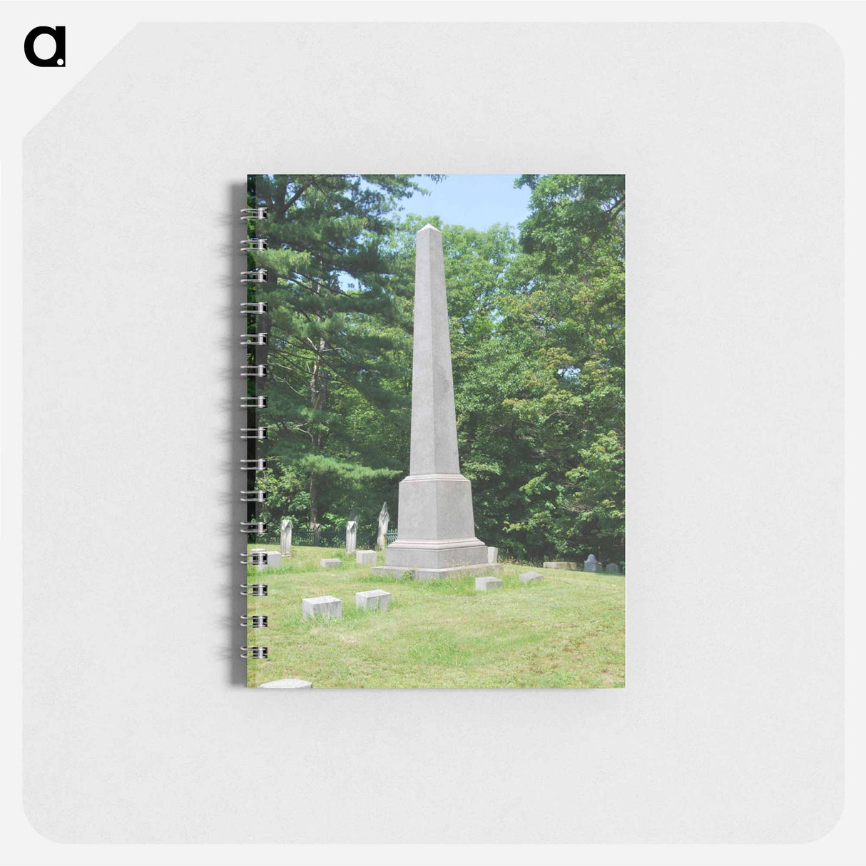アートメモ帳-Baker family plot at Albany Rural Cemetery in Menands, New York - ウィリアム ブリス ベイカー Memo.
