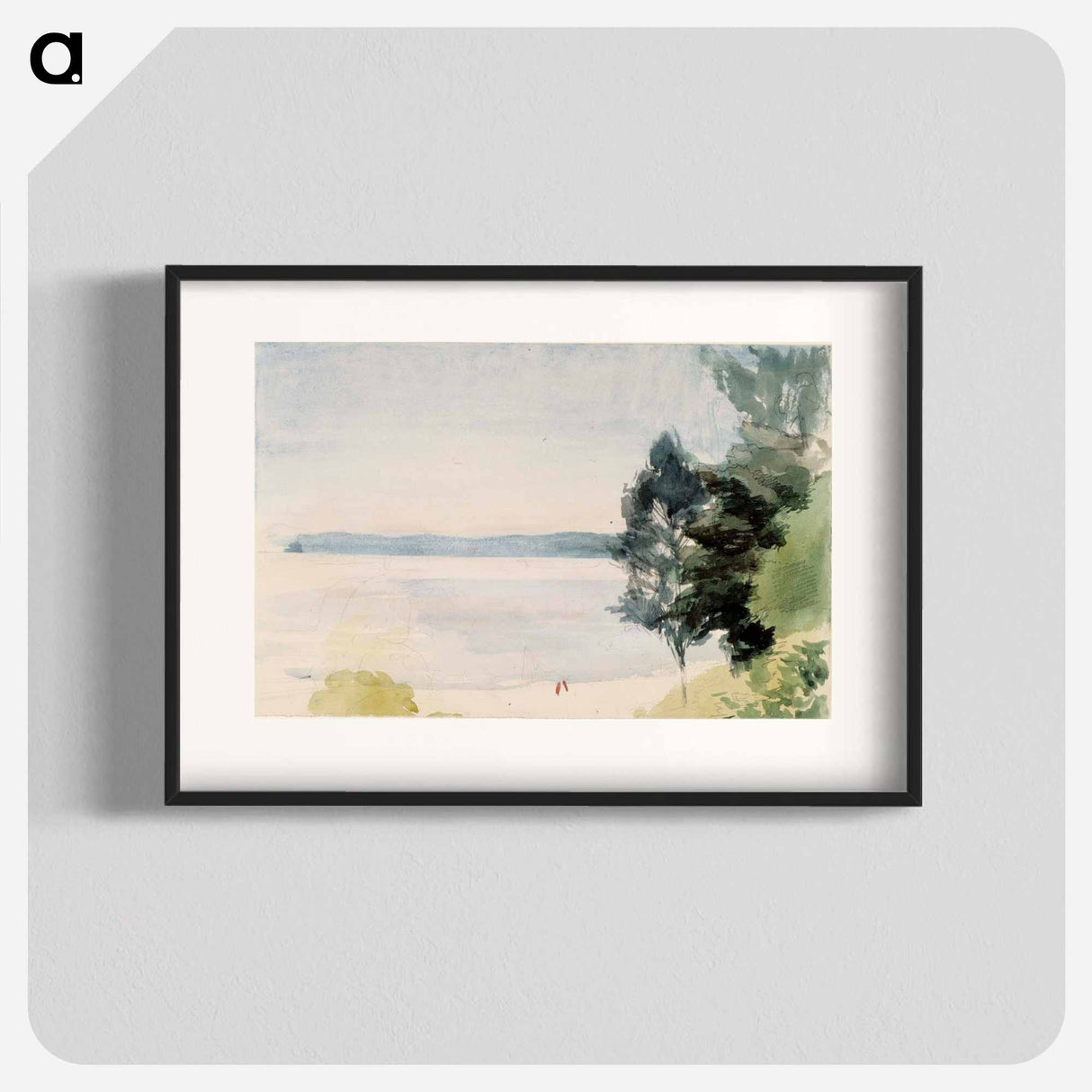 Rantamaisema - アルバート エーデルフェルト Poster.