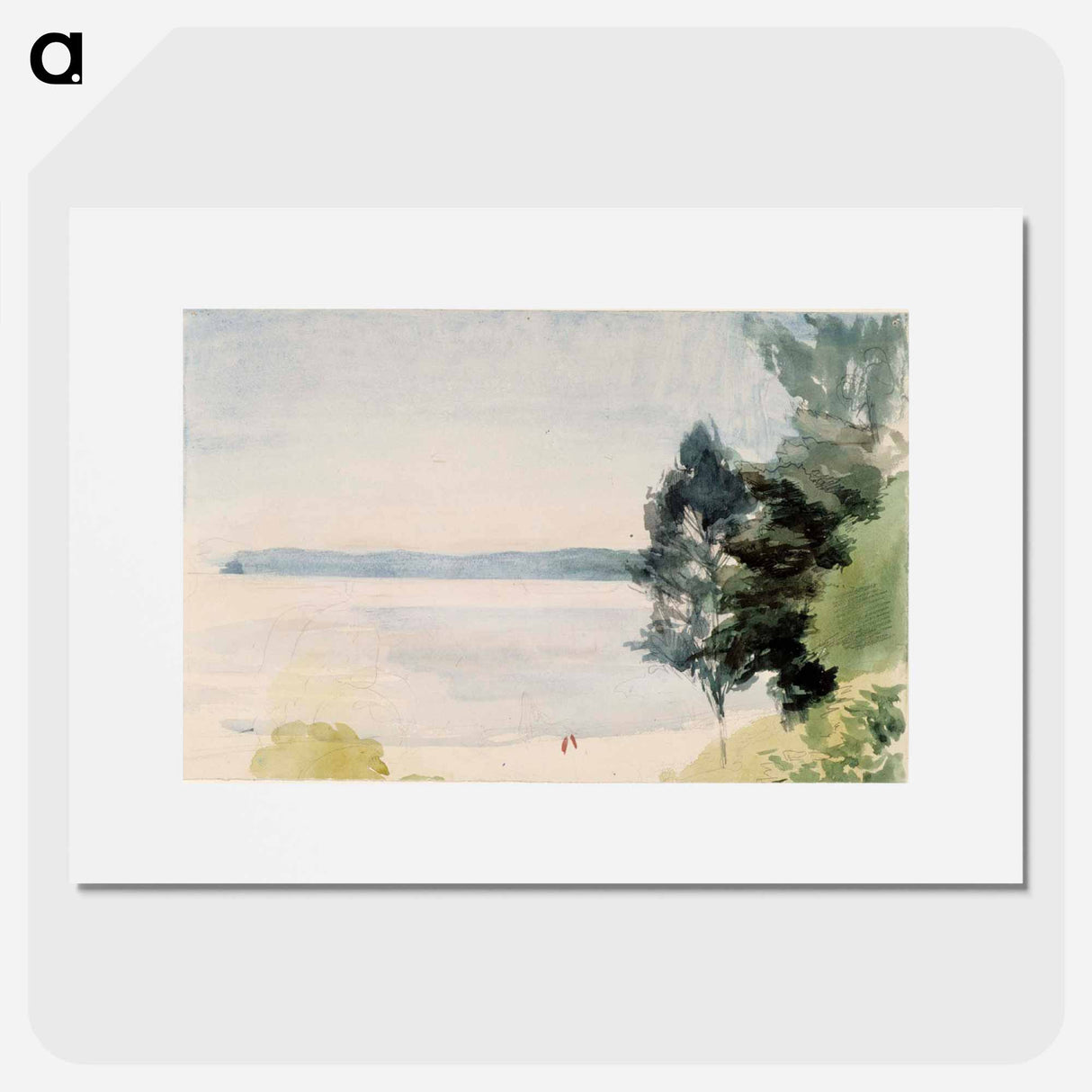 Rantamaisema - アルバート エーデルフェルト Poster.