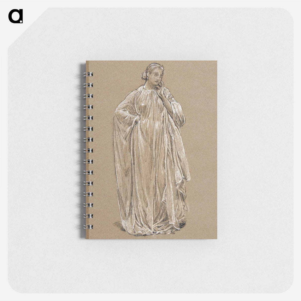 Draped Model - アルバート ジョセフ ムーア Memo.