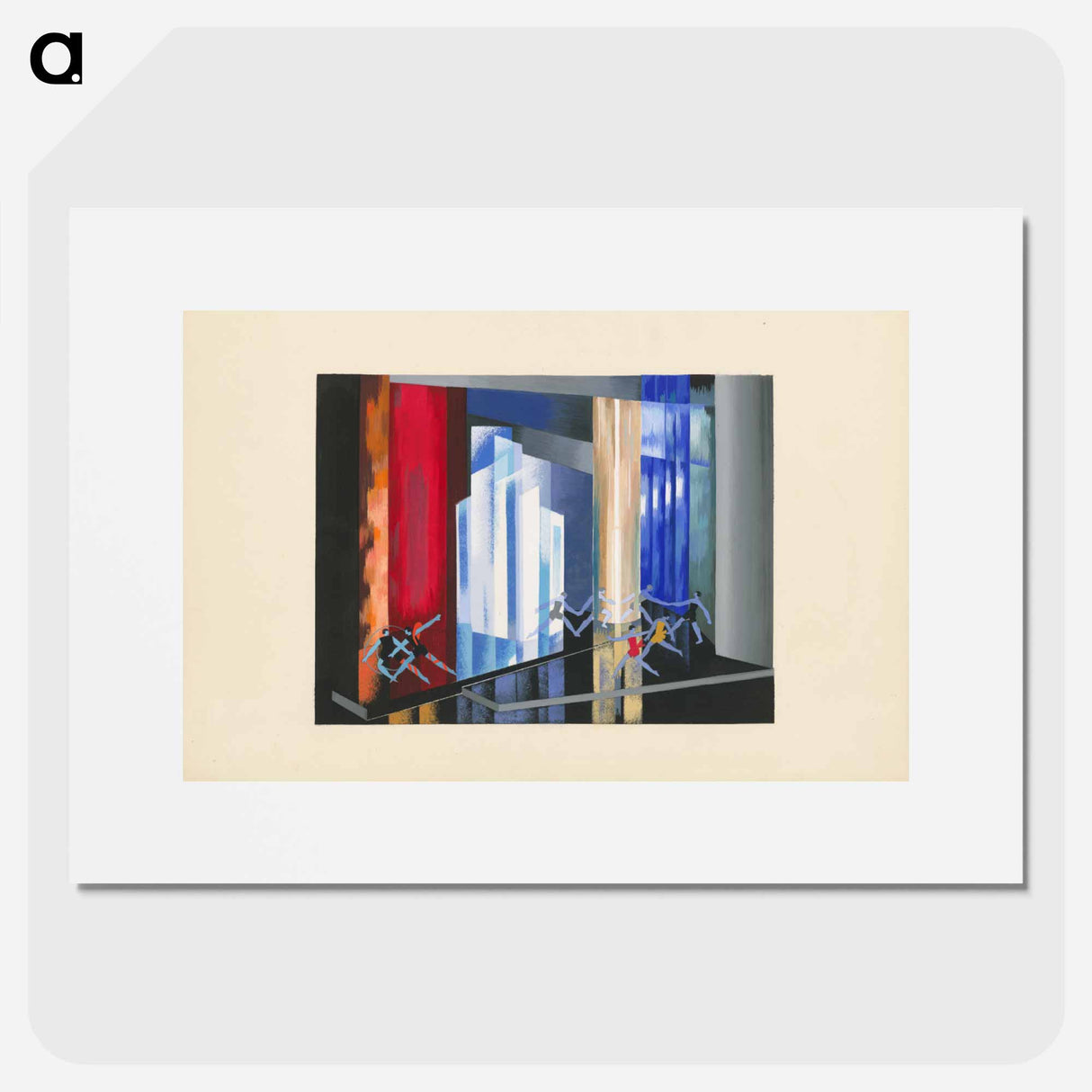 Maquettes de théatre i.-xv. - アレクサンドラ エクスター Poster.