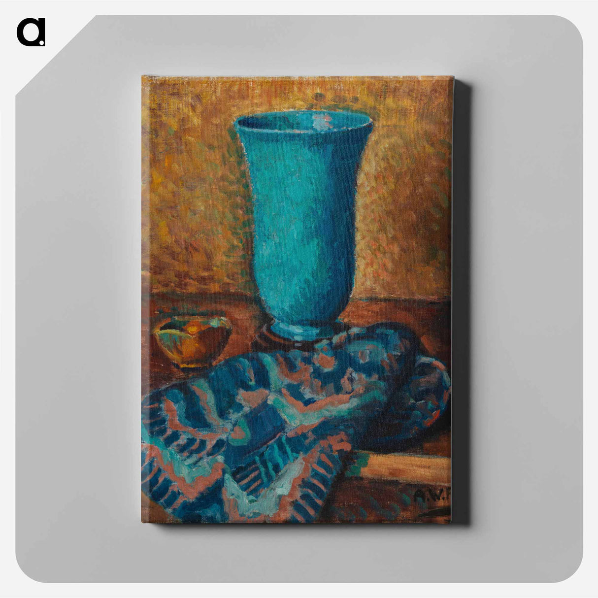 Sininen maljakko - アルフレッド ウィリアム フィンチ Canvas.