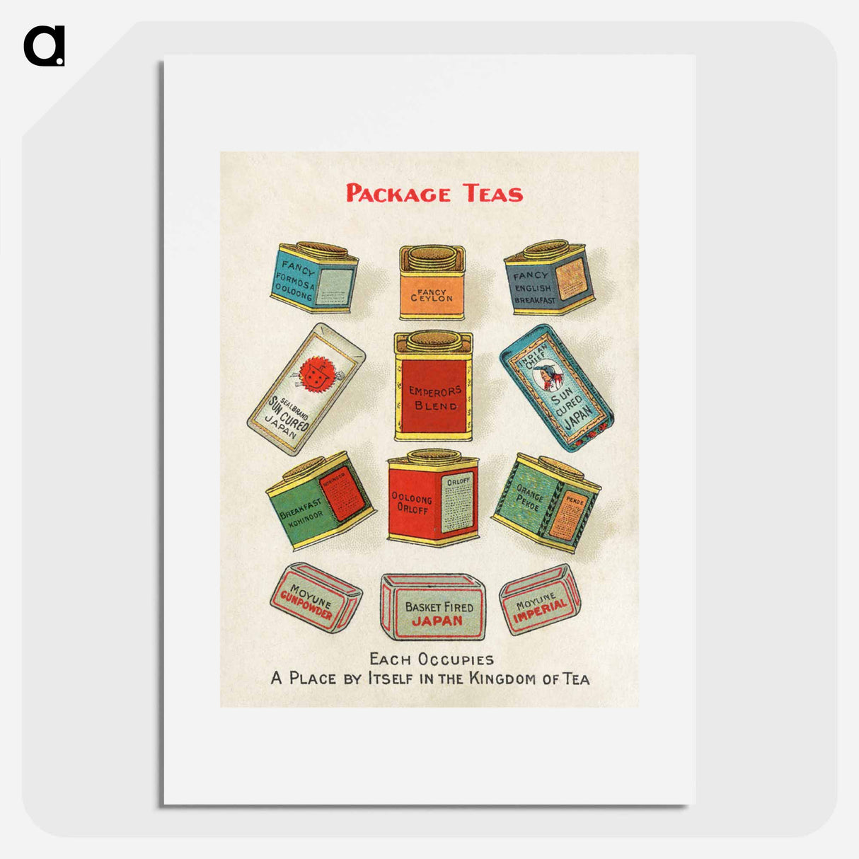 アートポスター-Chase & Sanborn's Package Teas
- ボストン公共図書館 Poster.