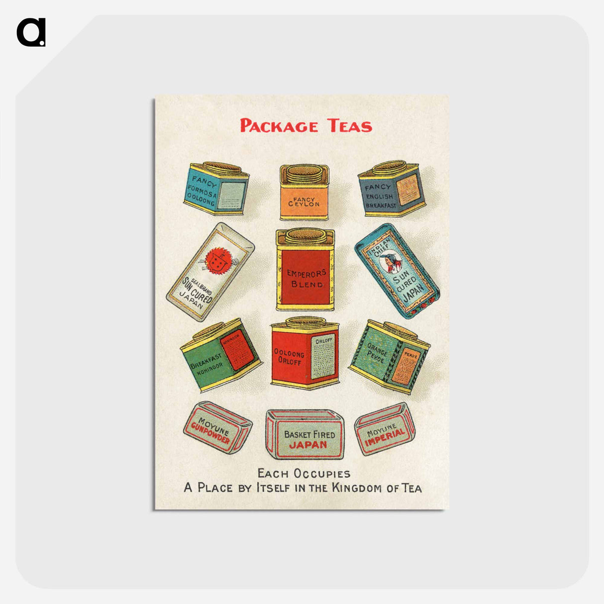 アートポストカード-Chase & Sanborn's Package Teas
- ボストン公共図書館 Postcard.