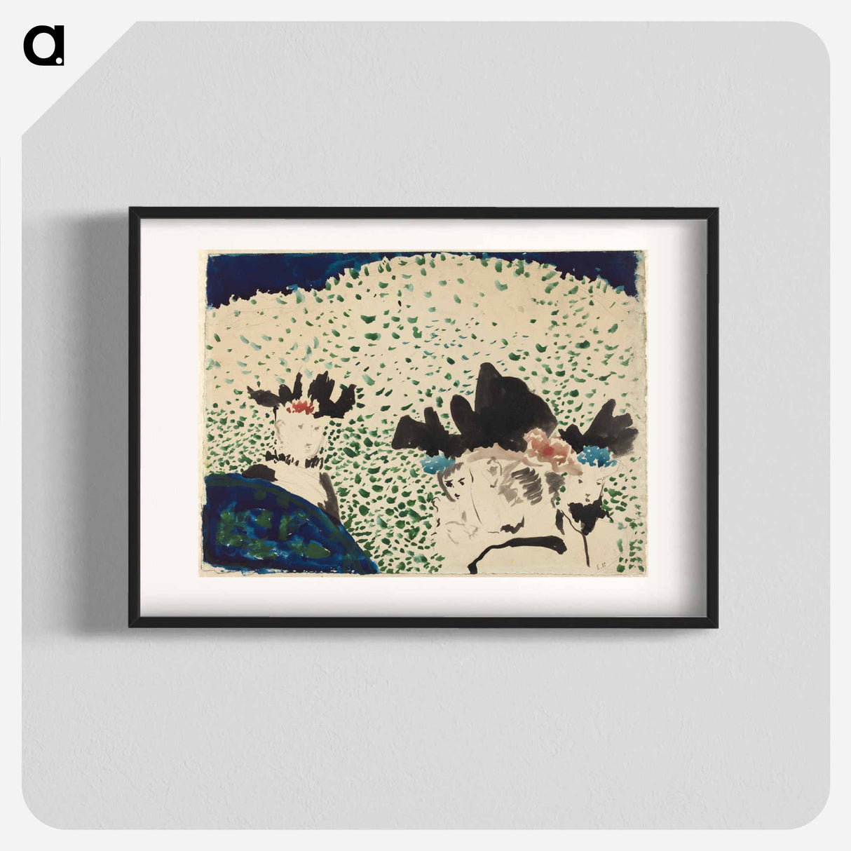 Four Ladies with Fancy Hats - エドゥアール ヴュイヤール Poster.